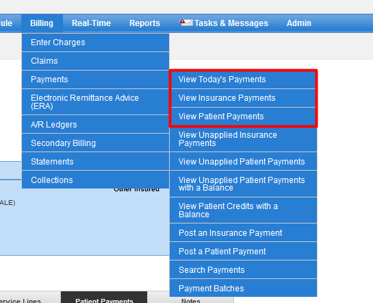 View Payments and How to Post Payments