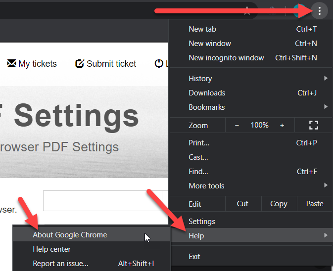 Recommended Browser PDF Settings